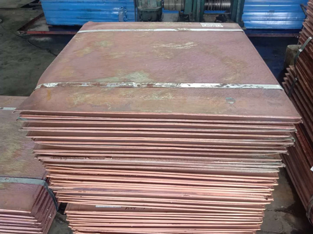 Copper Cathodes Plate 99.99% Mainly Applied to Heat Exchangers